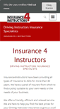 Mobile Screenshot of insurance4instructors.com